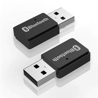Macddy 2 in 1 USB Bluetooth 5.0 Adapter Mini USB Bluetooth Dongle Wireless Adapter Audio Transmitter Bluetooth Receiver for Computer PC Laptop