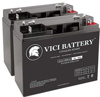 VICI Battery VB18-12 - 12V 18AH Replacement for Friendly Robotics Robomower RL850 Lawn Mower Batteries - 2 Pack