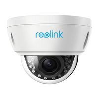 Reolink PoE Camera 5MP Super HD 4X Optical Zoom Vandal-Proof IK10 Work with Google Assistant, Security IR Night Vision Motion Detection Waterproof for Outdoor RLC-422