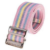 COW&COW Gait Belt 72inch - with Metal Buckle - Transfer Walking and Standing Assist Aid for Caregiver Nurse Therapist 2 inches(Rainbow)