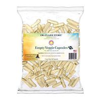 Empty Gelatin Caps Size: 00, 1 Cup (Approx. 120 Capsules)