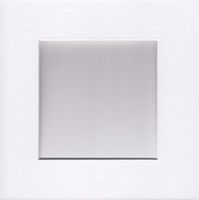 Pack of 5 10x10 Square White Picture Mats with White Core Bevel Cut for 6x6 Pictures