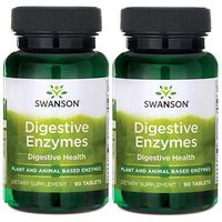 Swanson Digestive Enzymes 90 Tabs 2 Pack