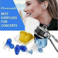 DELAMZ - 4 Pairs Silicone Earplugs Anti-Noise Ear Plug Noise Cancelling Swimming EarPlugs Protect Hearing for Sleeping Studying Drummer