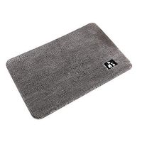super1798 40x60cm/50x80cm 1pc Rectangle Shape Bedroom Bathroom Anti-Slip Water Absorption Door Mat Floor Rug Carpet Silver Grey 4060cm