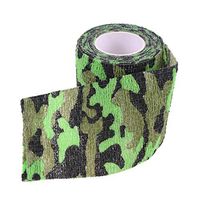 BESPORTBLE Cohesive Tape Non-Woven Camouflage Tape Grid Marking Masking Tapes Self-Adhesive Band for Desert Art Work Cycling Huntingï¼ˆMarshï¼‰