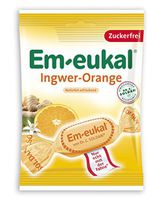 EM EUKAL Bonbons Ingwer Orange zuckerfrei 75g (1 x 75g)