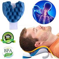 Neck and Shoulder Relaxation Pillow for Orthopaedic Relief Neck and Support Shoulder Upper Spine Loose Pain Massage Traction