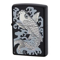 Zippo Oil Lighter Japanese Rainbow Koi Carp 7 Color Beautiful Holographic