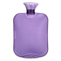 AGUIguo Hot Water Bottle Large Capacity 2 Liters,Multicolor and Soft Knit Covers Optional - Durable Hot Water Bag for Pain Relief, Hot Compress and Heat Therapy (Hot Water Bottle, Purple)