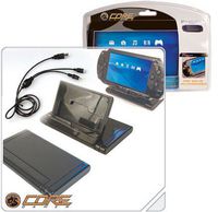 Core Gamer PSP-00757 PSP Flip Stand & 2 in 1 USB Cradle