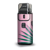 Skin Decal for Aspire Breeze 2 2nd gen Vinyl Wrap/Pink Green Palm Frawns