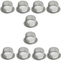 VideoPUP Crystal Pipe Screens, Tobacco Pipe Stainless Steel Mental Filters Screen Filters Tobacco Pipe Screen Filters for Crystal Smoking Pipes, 10pcs 100 Mesh 16mm