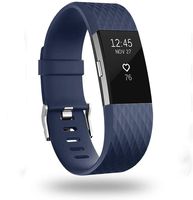 Bands Replacement Compatible for Fitbit Charge 2, Adjustable Wrist Accessories Sport Wristbands for Women&Men (Royal Blue-L, Large)