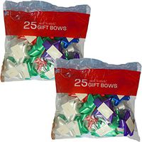 Berwick 50 Count Christmas/Holiday Peel n' Stick Gift Wrap Bows (50 Bows)