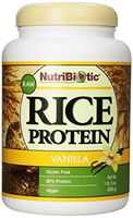 Nutribiotic Rice Protein, Vanilla, 21 Ounce