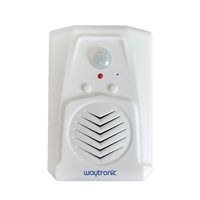 PIR Infrared Motion Sensor Activated Voice Recordable Audio Player Entrance Welcome Doorbell for Shop Store with USB Cable, Download MP3 Files Freely