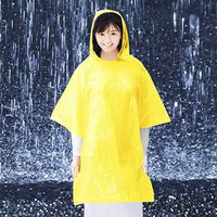 BESPORTBLE Disposable Rain Ponchos Waterproof Dustproof Emergency Raincoat Portable Poncho Ball for Outdoor First Aids Sports Hiking Cycling Camping Travel