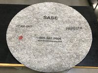 27 Inch 2 Pack Sase Trifecta Super Gloss High Speed Polishing Pads 400 Grit