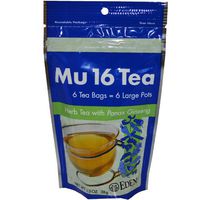 Eden Foods Mu 16 Tea with Panax Ginseng -- 6 Tea Bags
