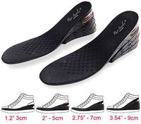 Height Increase Insoles, 4-Layer Orthotic Heel Shoe Lift kit with Air Cushion Elevator Shoe Insole Lifts Kits Inserts for Men & Women Taller Insoles 1.2" to 3.5" Variable Height Adjustable
