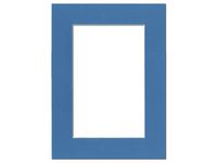 PA Framing, Photo Mat Board, 12 x 16 inches Frame for 8 x 12 inches Photo Art Size - White Core/Bay Blue