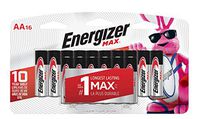 Energizer AA Batteries, Max Alkaline, 16 Count