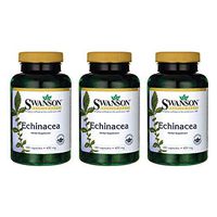 Swanson Echinacea 400 Milligrams 180 Capsules (3 Pack)