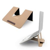 SenseAGE Fordable Ergonomic Stand for Laptop, Cooling Portable Laptop Riser - Caramel