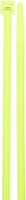 Standard Fluorescent Cable Tie, 50lbs Tensile Strength, 3" Bundle Diameter, 0.187" Width, 11.1" Length, Green