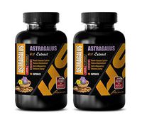 Immune System Support for Women - Astragalus Root 4:1 Extract 1200 MG - Stress Relief - 2 Bottles 180 Capsules