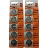Powertron (10) CR2430 Lithium Watch Batteries Battery