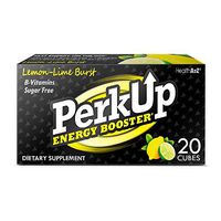PerkUp Energy Booster (Lemon Lime Burst, 20) - A healthy alternative to energy drinks. Natural caffeine from green coffee bean with vitamins for energy. No sugar and no crash.