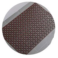 GHHZZQ Non-Slip Bathtub Mat Round Hole Suction Cup Bathroom Rugs PVC Foot Pad Household, 4 Colors, 0.7 cm Thick, Multiple Sizes (Color : Brown, Size : 88x40cm)