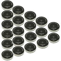 2032 LIR2032 3.6V 40mAh Lithium-ion Rechargeable Button Cell Battery 20Pcs