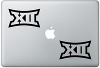 Big 12 Conference ArcDecals78601522 Set Of Two (2x) , Decal , Sticker , Laptop , Ipad , Car , Truck