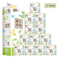 Toilet Paper Bulk, Silky & Smooth Soft Professional Series Premium 4-Ply Toilet Paper, Home Kitchen Toilet Tissue, Soft, Strong and Highly Absorbent Hand Towels for Daily Use, 12 Rolls