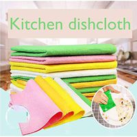 Etuoji 2pcs Dish Cloth Eco-Friendly Absorbent Dish Cleaning Towels Cleaning Cloths