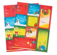 Darice 'Gift Tag Stickers - Christmas - 9 Stickers per Sheet - 2