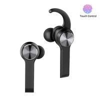 Wireless Earbuds Touch Control Bluetooth 5.0, Stereo Bass Wireless Bluetooth Earbuds, 20H Playtime Wireless Headphones, Built-in Microphone (IPX5,Black)