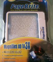 Page Brite - Ultra Slim Book Light & Magnifier