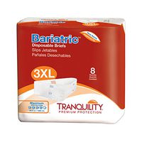 Tranquility Bariatric Disposable Briefs - XXXL - 8 ct