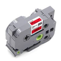 Replacement for Brother TZe Label Maker Tape, 24mm 0.94 Inch Black on Red Laminated TZe-451 TZe451 Color Tape Compatible with Brother PT-1400, PT-1500, PT-1500PC, PTD600 PT-D600VP, 1 Pack