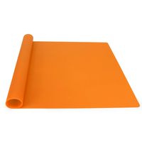 27.5 by 19.6 inches, Gartful Oversize Silicone Sheet for Crafts, Liquid, Resin Jewelry Casting Molds Mat, Heat Resistent Multi-Purpose Table Mat, Placemat, Countertop Protector, Orange