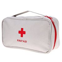 VKTECH Travel Portable First Aid Emergency Medical Large Survival Bag Wrap Storage Bag (Gray)
