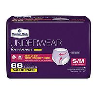 Member's Mark Protective Underwear for Women, Small/Medium (88 ct.)