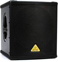 BEHRINGER B1200D-PRO High-Performance Active 500-Watt 12" Pa Subwoofer with Built- in Stereo Crossover, Black