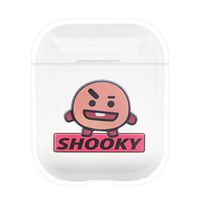 Youyouchard Kpop BTS Airpods Case, KOYA RJ SHOOKY MANG CHIMMY TATA Cooky Airpods Case AirPods Accessories Portable & Protective Transparent Cover Case for Airpods(SHOOKY)