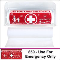 Gotta Tinkle! Mini Travel-Size Toilet Paper Tissue - Christmas & Celebration (3-Pack) (850 Emergency Use Xmas)