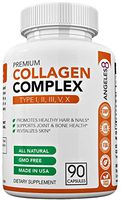 Premium Multi Collagen Peptides Capsules (Types I,II,III,V,X) - Anti-Aging, Hydrate Skin & Hair Growth, Strong Joints, Bones & Nails - Hydrolystate Collagen Protein Supplement for Women and Men
